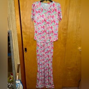 Brand new pajamas bows pants set size extra small